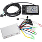 Controler universal pentru motor brushless 24V-36V 350W, cu display LCD, impermeabil, pentru bicicleta electrica, scuter electric