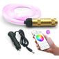 Kit fibra optica plafon instelat RGBW, smart, 200 fire 2 metri 0.75mm, cu control prin Bluetooth cu aplicatie, 16 milioane de culori, functie temporizare, mod muzical