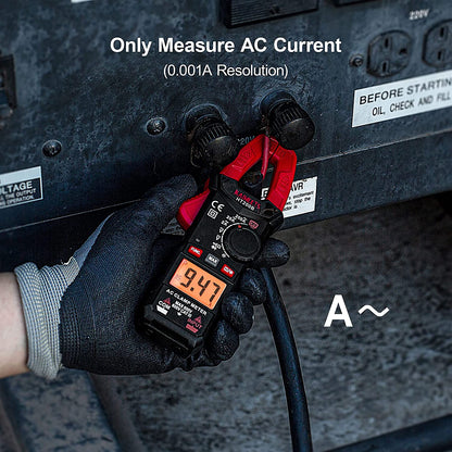 Multimetru digital tip cleste, aparat de masura AC/DC, 2000 counts, ecran LCD iluminat CAT III 600V, Kaiweets HT200B