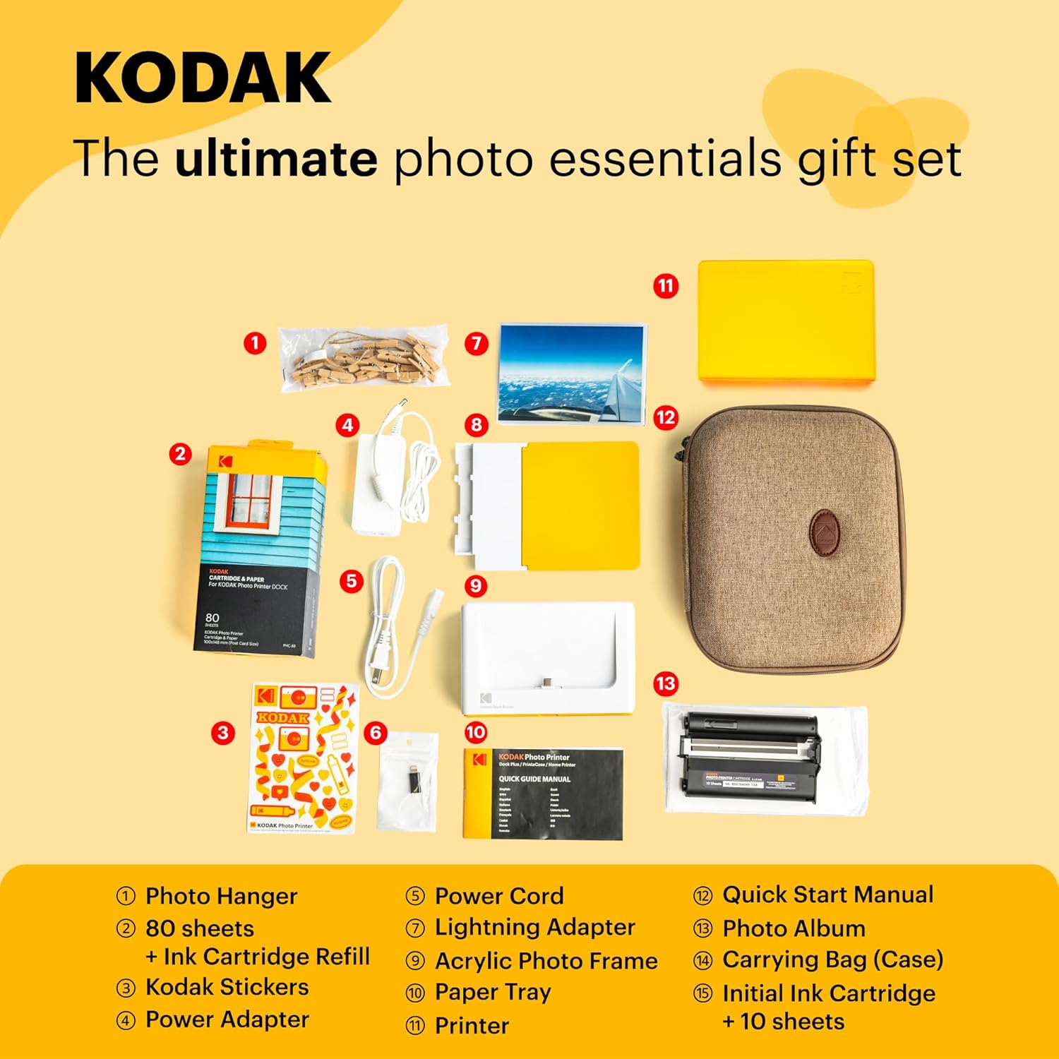 Imprimanta foto portabila Bluetooth cu statie andocare smartphone, 10 x 15 cm, Kodak 4Pass, cu 90 coli hartie foto