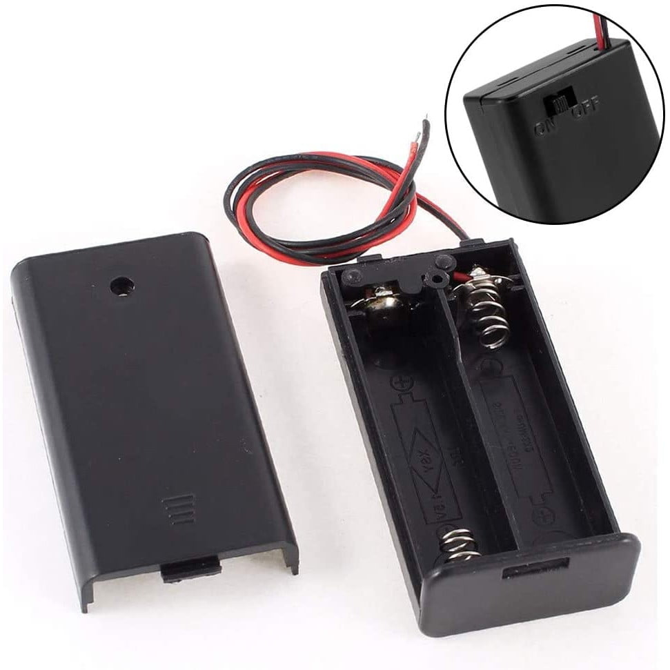 Set de 8 motor DC 1.5V-6V, 15000-16000 RPM, cu 4 carcase cu suport baterie, 16 clesti crocodil izolati, 2 cabluri 22AWG de 1m si 8 intrerupatoare, R340