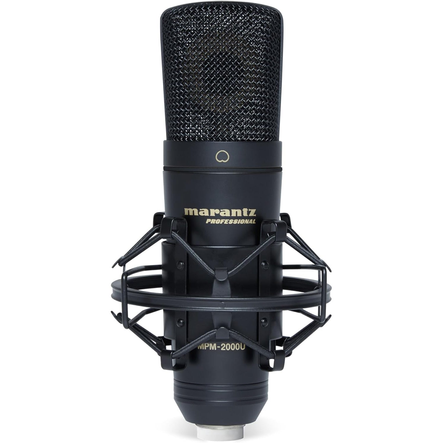 Microfon USB Marantz Professional MPM-2000U cu diafragma mare, calitate audio de studio, ideal pentru inregistrari profesionale, podcasturi, Streaming Twitch, YouTube, voce si instrumente acustice, include suport antisoc, cablu USB si geanta de transport