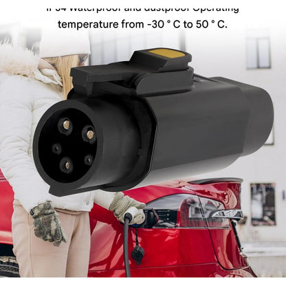 Adaptor mufa EV de la Type 2 la Type 1, adaptor de la IEC 62196 la SAE J1772, 32A, pentru masini electrice/hibride, monofazic ID produs: 3579