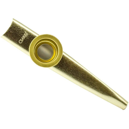 Instrument muzical Kazoo, pentru copii si adulti, din metal, lucios