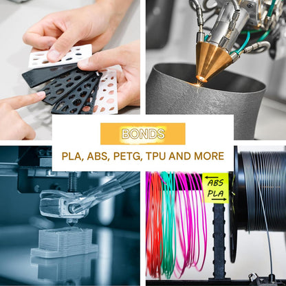 Lipici Super Glue lichid extra puternic Kraftprotz pentru imprimare 3D – 50 g, XXL, transparent, rezistent la caldura si impermeabil, varf anti-uscare, compatibil cu PLA, ABS, PETG, TPU si accesorii 3D