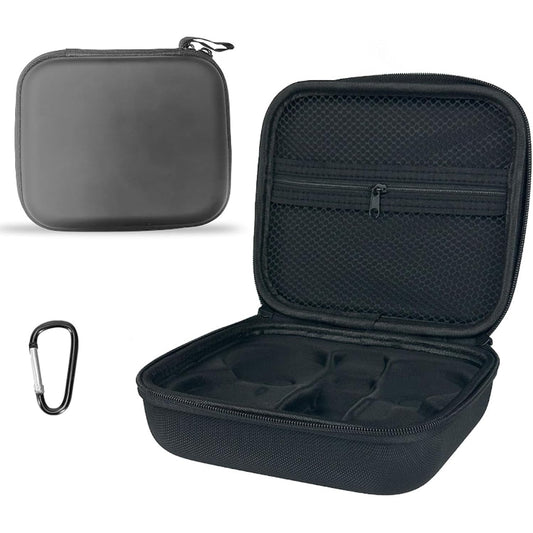 Husa de protectie pentru drona DJI Neo, geanta de transport impermeabila, 18.5 x 16 x 6 cm, rezistenta la socuri, cu interior moale din catifea, buzunare pentru baterii si accesorii, usor de purtat pentru calatorii, neagra