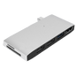 Hub adaptor pentru Surface Pro 5/Pro 6, statie de andocare cu HDMI 4K, USB 3.0, 2 USB 2.0, cititor de carduri SD si Micro SD si carcasa din aluminiu