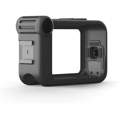 Media mod pentru GoPro Hero 10 Black, Hero 9 Black, cu microfon directional incorporat, port 3.5mm, cu port HDMI, cu 2 adaptoare patina