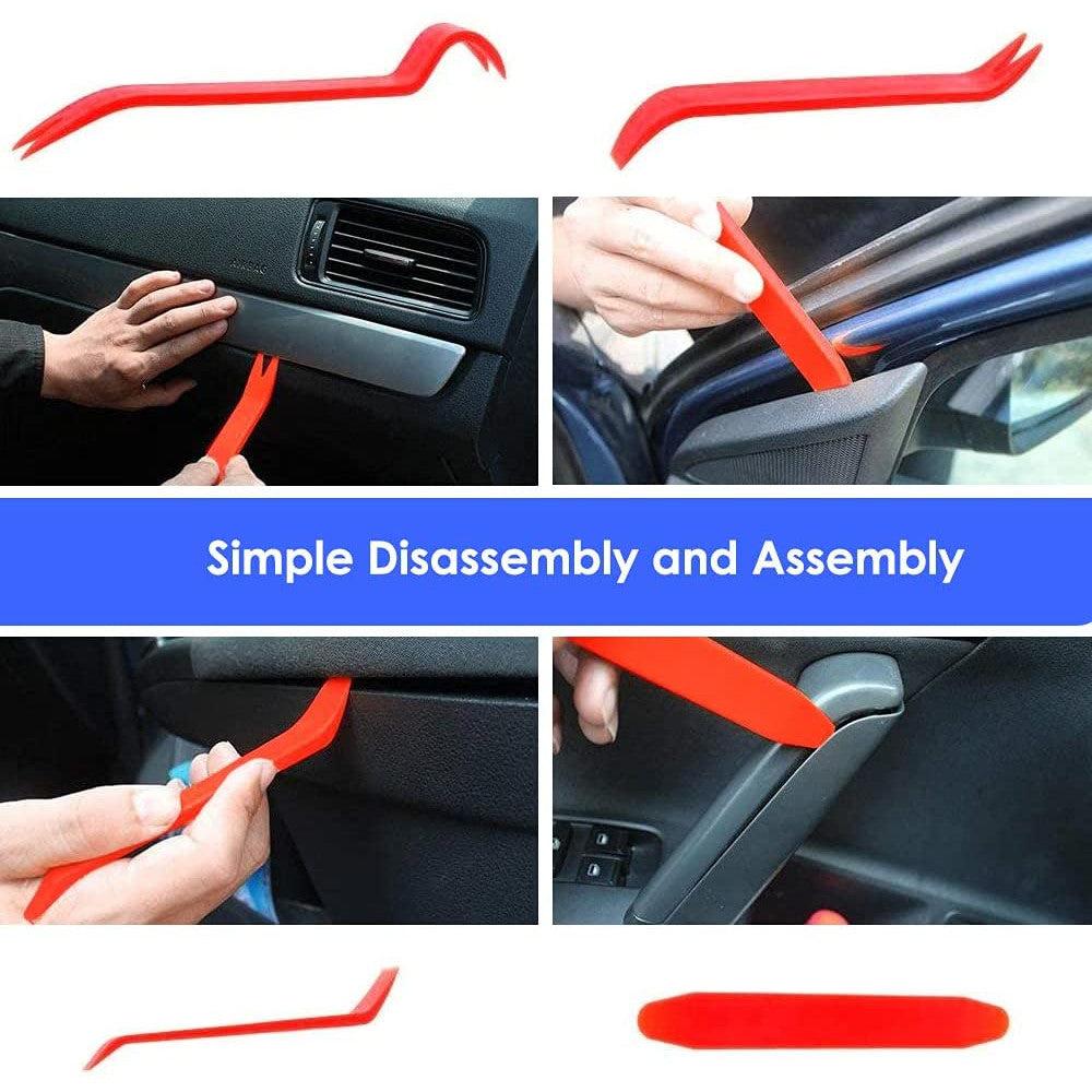 Set 716 piese cleme de fixare, clipsuri auto cu instrumente de demontare