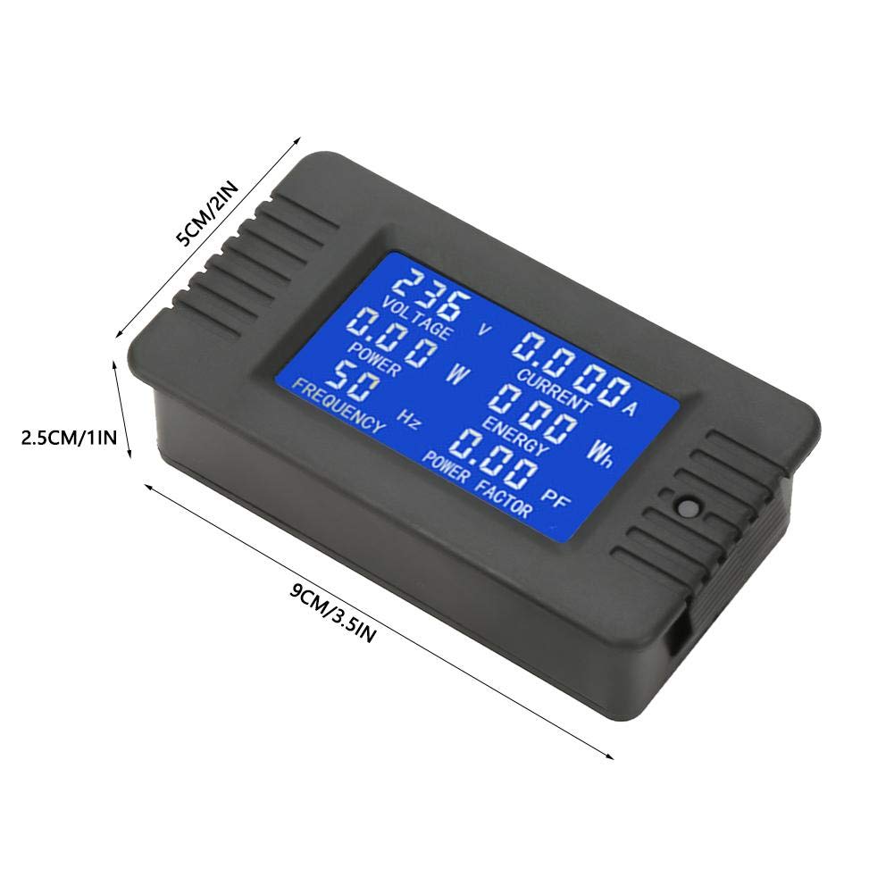 Panelmetru combinat, Wattmetru digital de panou cu transformator inclus, AC80-260V, 100A, Multimetru, Voltmetru, Ampermetru, PZEM-022