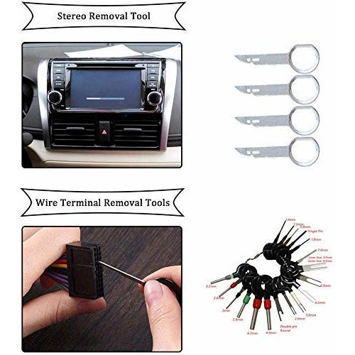 Trusa chei demontare interior auto, radio auto, usi, bord, 40 piese