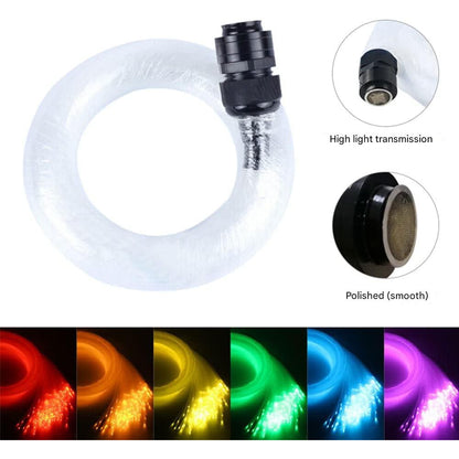Kit fibra optica plafon instelat cu 500 fire 0.75 mm de 3 metri, RGBW, motor iluminare 16W cu telecomanda si control prin aplicatie, mod muzical, Starry Sky