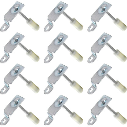 Set 100 cleme cu carlig, cuie rotunde de 7, 5 mm pentru pistol de cuie manual, bolturi cu clema atasata multifunctionale, pentru beton, lemn, caramida, tavane, pereti, pardoseli