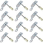 Set 100 cleme cu carlig, cuie rotunde de 7, 5 mm pentru pistol de cuie manual, bolturi cu clema atasata multifunctionale, pentru beton, lemn, caramida, tavane, pereti, pardoseli