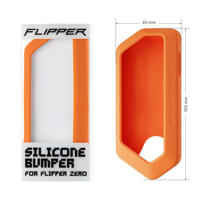 Husa de protectie din silicon Soft Touch pentru Flipper Zero, anti-soc si anti-zgarieturi, acces complet la porturi USB-C/GPIO/microSD/IR, design ergonomic antiderapant, portocaliu