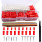 Set de conectori JST-SYP, mufa de 2.54 mm, 60 de perechi conectori mama-tata cu 2 pini si cablu JST de 1m