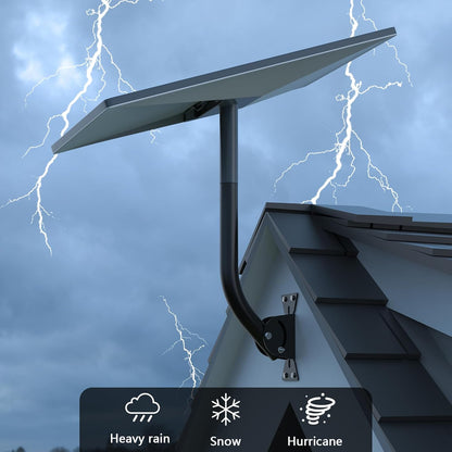 Suport pentru antena Starlink Gen 3/V3 si Starlink Mini, rotire 360° si inclinare 90°, reglabil pentru perete si acoperis, aluminiu rezistent la coroziune si intemperii, kit montaj complet cu suruburi, fixare stabila, gri