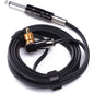 Cablu alimentare RCA HAWINK pentru aparat de tatuaj, cupru pur, silicon rezistent, 180 cm, clip cord pentru tattoo pen machine, conexiune stabila si flexibila, accesoriu studio tatuaj, negru (P315C-1)