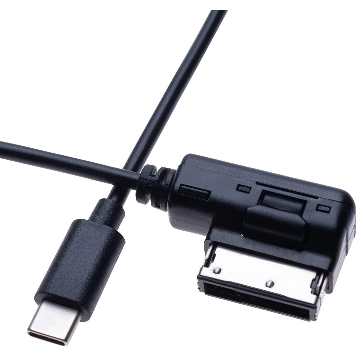 Adaptor audio de la AMI la USB C, de 1 m, compatibil cu Audi A3, A4, S4, A5, S5, S6, A8, S8, A8-L, Q3, Q5, Q7, TT, R8, VW Jeta, Golf Mk6, Tiguan Touareg Wagon Skoda Seat
