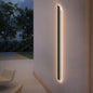 Aplica liniara LED de perete, 120 cm lungime, 35 W, lumina calda 3000 K, impermeabila IP65, corp din metal si abajur acrilic, pentru casa, curte si gradina