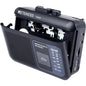 Casetofon portabil, walkman, radio FM/AM, mufa pentru casti de 3, 5 mm, derulare rapida inainte si inapoi, negru