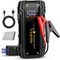 Starter auto portabil, jump starter 3000 A, robot de pornire cu functie powerbank de 24000 mAh, lanterna LED, ecran LCD, port USB-C, pana la 7 litri benzina si 5.5 litri diesel 12V, multifunctional