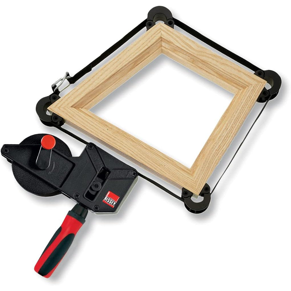 Dispozitiv de strangere cu chinga, bessey VAS-23+2K cu unghi variabil cu 4 cleme, 69 cm