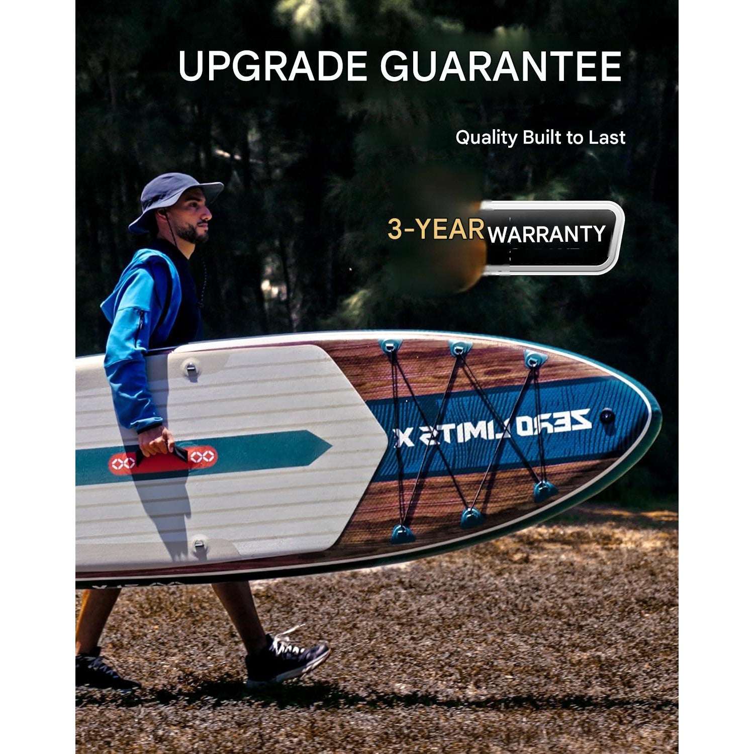 Placa Stand Up Paddle gonflabila ZLX 320 × 83 × 15 cm, set SUP complet pentru surf, caiac si agrement, cu scaun caiac, vasla reglabila si pompa, capacitate 200 kg, platforma EVA antiderapanta, pentru adulti si incepatori