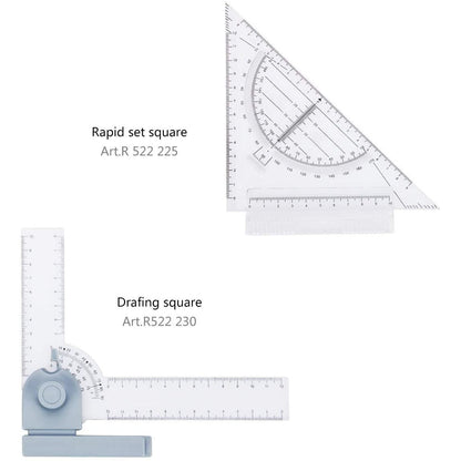 Planseta proiectare A3 Preciva, pentru desen tehnic, arhitectura, cu accesorii, 51 x 36,5 cm