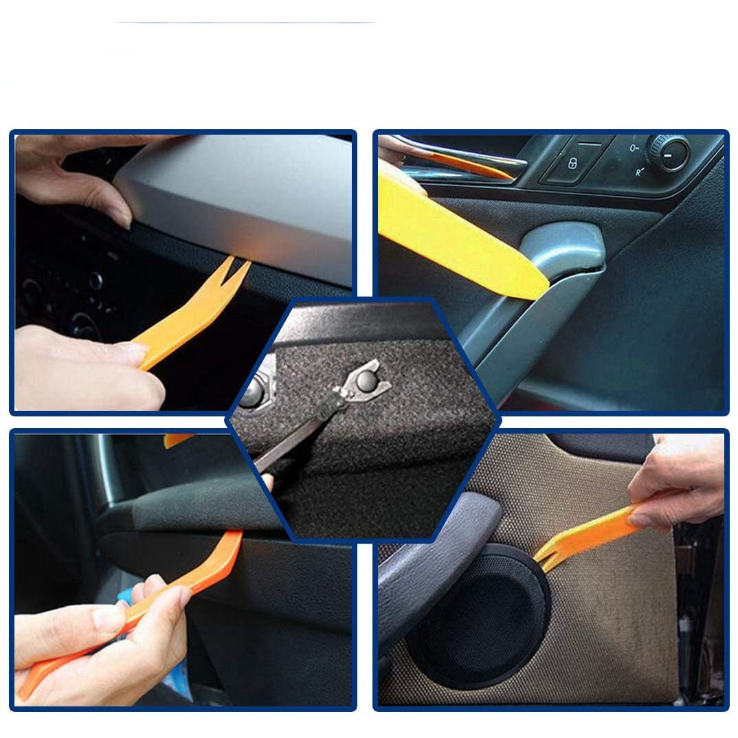 Set 445 Piese Cleme de Fixare Protectie Clipsuri Auto interior cleste