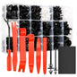 Set 716 piese cleme de fixare, clipsuri auto cu instrumente de demontare