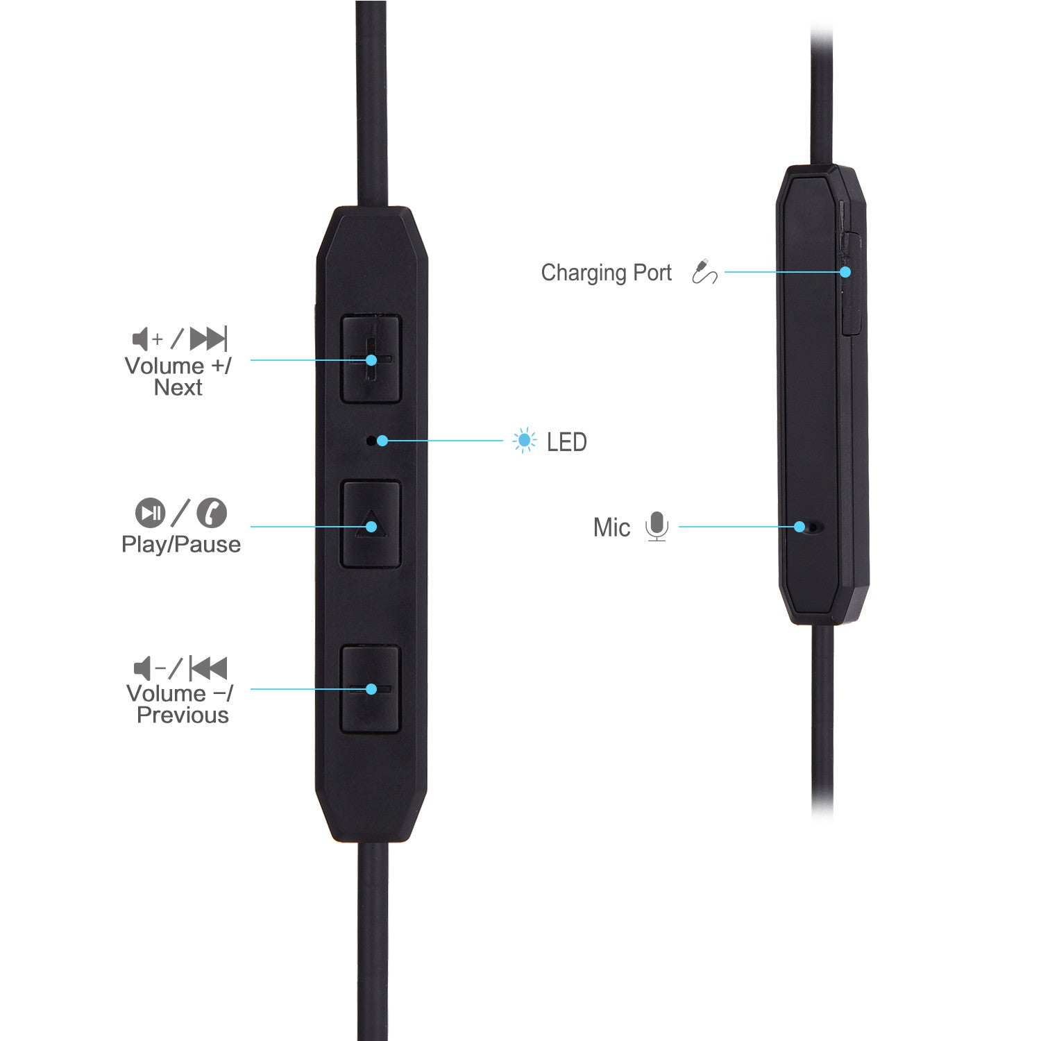 Casti bluetooth 4.1 wireless , ZENBRE E2 , microfon incorporat