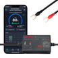 Tester baterie auto Bluetooth, dispozitiv monitorizare parametri baterie 12 V 100-2000 CCA, istoric masuratori, test pornire si incarcare, inregistrare timp clatorie, multifunctional