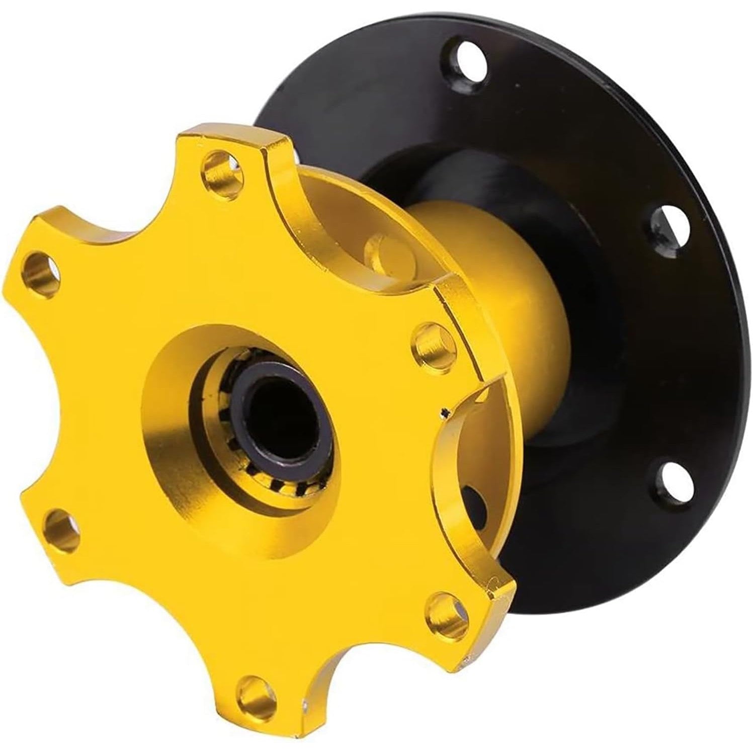 Butuc volan sport Quick Release cu 6 prinderi, adaptor cu eliberare rapida Snap Off, din metal, cu accesorii de montare