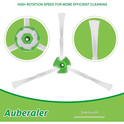 Set accesorii compatibile iRobot Roomba seria e/i/j (i7, i7+, j7, j7+, i3, i4, i6, i8, E5, E6), 18 piese - perii cauciuc, filtre HEPA, perii laterale, kit complet