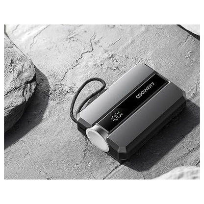 Baterie externa 2 in 1, 10000 mAh, afisaj LED, pentru Apple Watch, incarcator portabil USB C 20 W PD, cu incarcare rapida pentru iPhone, Power Bank compatibil cu Apple Watch Series 9/8/7/6/SE/5/4/3/2
