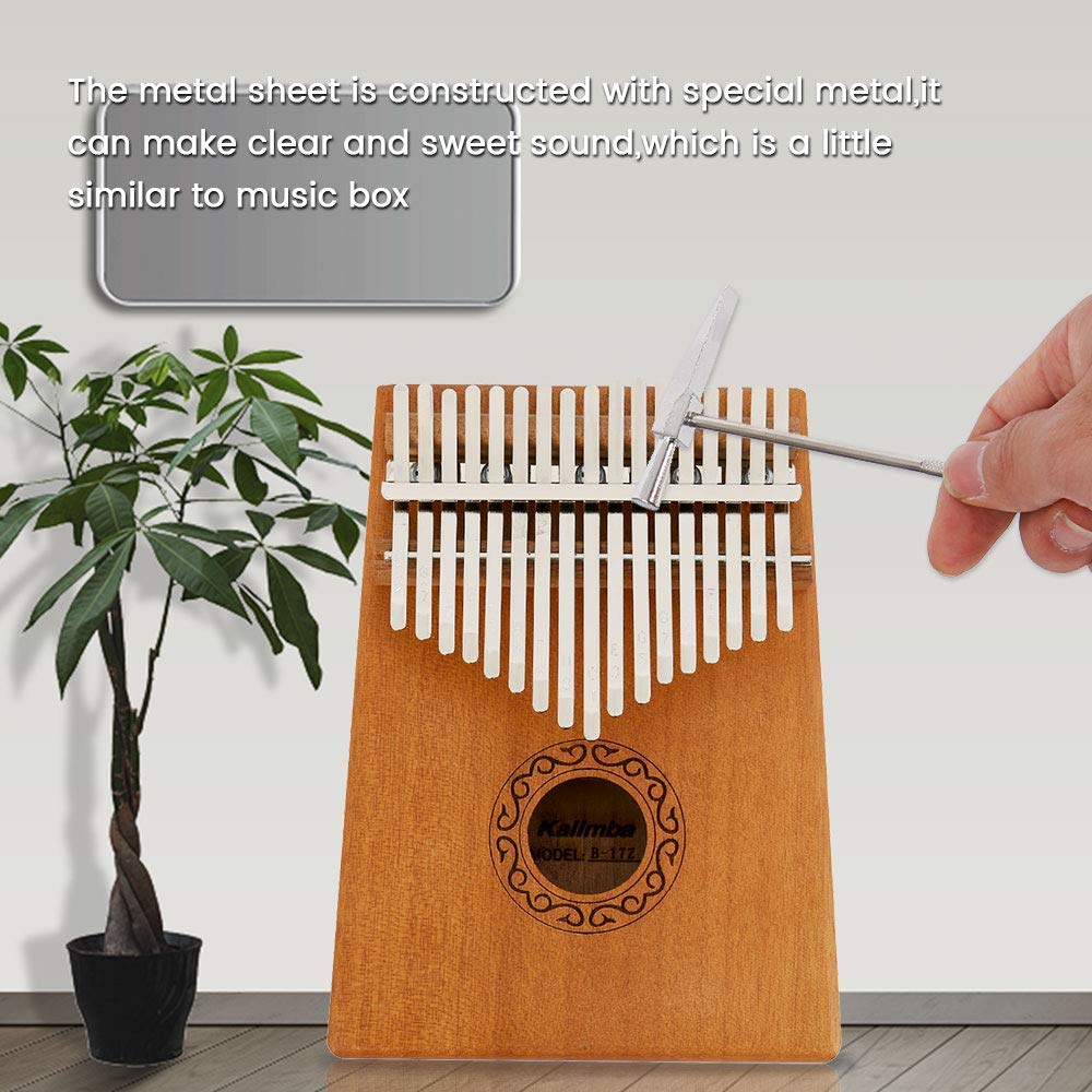 Kalimba , instrument Muzical cu 17 Note , KOA Wood, maro