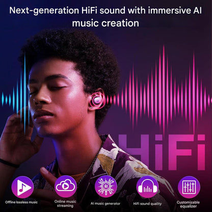 MP3 Player Android 13 192GB (64GB ROM + 128GB Card), Bluetooth 5.0 si WiFi, ecran tactil de 4, 7 inch HD, 4GB RAM, camere frontale si spate, asistent AI, Player muzical si video pentru copii