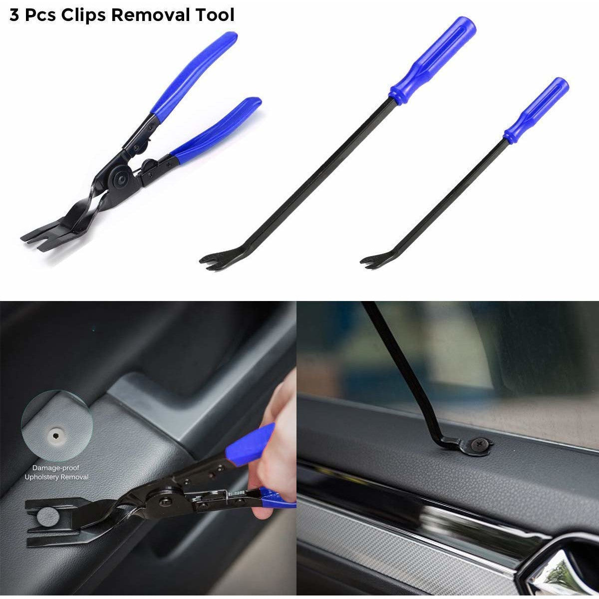 Trusa chei demontare interior auto, radio auto, usi, bord, 40 piese