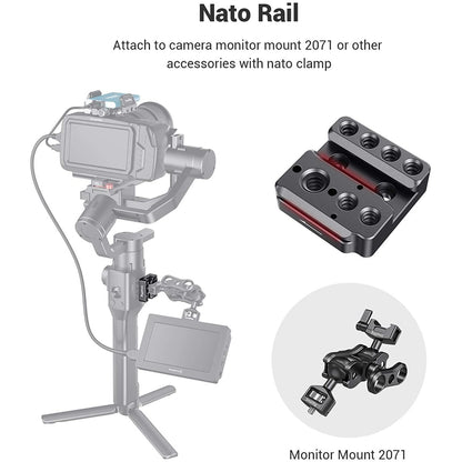 Placa de montare Smallrig 2214, mounting plate pentru DJI Ronin RS / RSC / RS2 / RSC2
