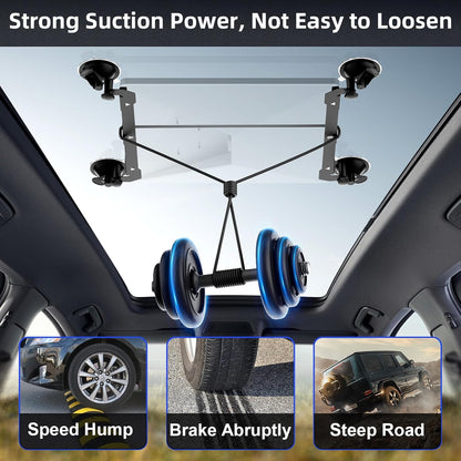 Suport auto Futrue-Wolker pentru Starlink Mini, cu ventuza, reglabil, potrivit pentru masina, camper, barca si camion cu acoperis din sticla