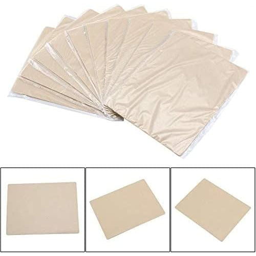 Set de 10 piei artificiale practica pentru tatuaje si micropigmentare, cu doua fete, 20 cm x 15 cm