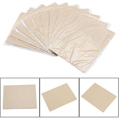 Set de 10 piei artificiale practica pentru tatuaje si micropigmentare, cu doua fete, 20 cm x 15 cm