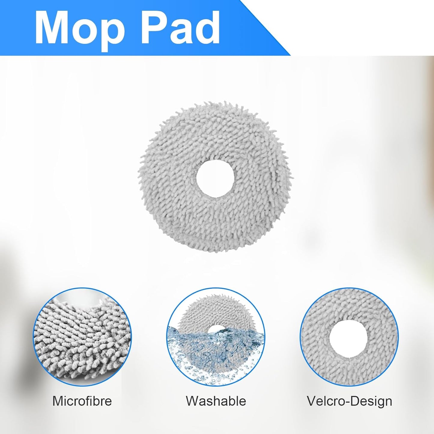 Set accesorii aspirator, compatibile cu Dreame L20 Ultra / X20 Pro, pentru aspirator robot, cu 1 perie principala, 4 perii laterale, 4 filtre si 2 saci de colectare