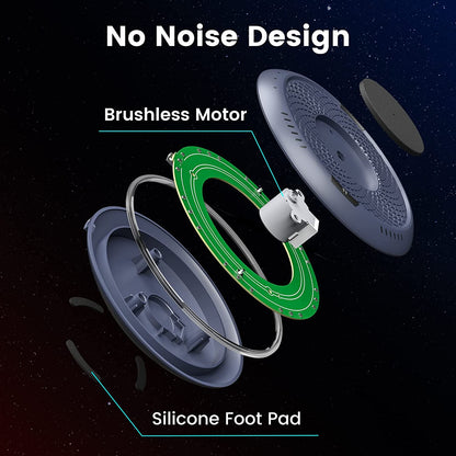 Mouse jiggler USB cu LED RGB, plug & play, cu temporizator, buton pornit/oprit, nedetectabil, mecanic, simuleaza miscarea mouse-ului