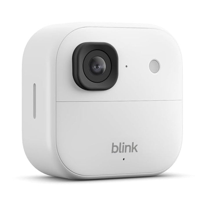Camera de supraveghere Blink 2K+ de exterior, IP65,Wireless, generatie noua, rezolutie video 2K, audio bidirectional, zoom 4x, vizibilitate color in lumina slaba, alb - modul de sincronizare nu este inclus