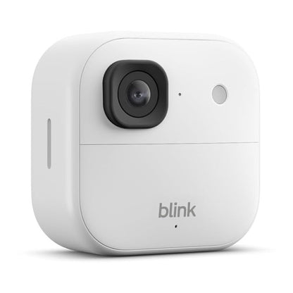 Camera de supraveghere Blink 2K+ de exterior, IP65,Wireless, generatie noua, rezolutie video 2K, audio bidirectional, zoom 4x, vizibilitate color in lumina slaba, alb - modul de sincronizare nu este inclus