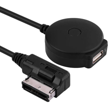 Adaptor Bluetooth AMI MDI, cu USB, compatibil cu Audi A1, A3, A4L, S5, A8, A6L, Q5, Q7, Volkswagen Tiguan, Glof 6 GTI, CC