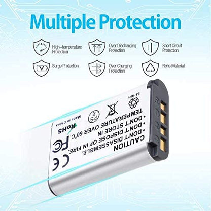 Set 2 acumulatori NP-BX1, 1300mAh, cu incarcator dublu cu LCD, pentru Sony ZV-1, Cyber-Shot DSC-RX100, DSC-RX100 II/III/M4/M5/M6/M7/I’/I’clo/VA, DSC-RX100M II, HDR-CX405