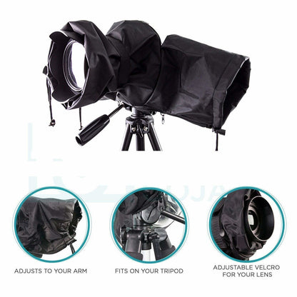 Husa Antiploaie , husa de protectie pentru camera foto , video , pentru Canon , Nikon si alte camere video DSLR
